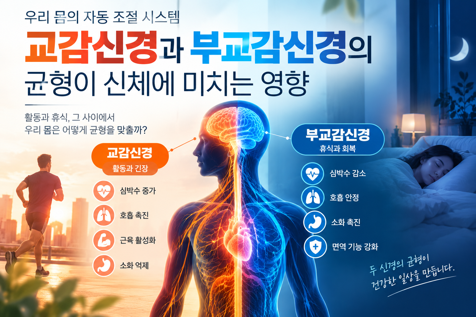 교감신경과 부교감신경의 균형 썸네일