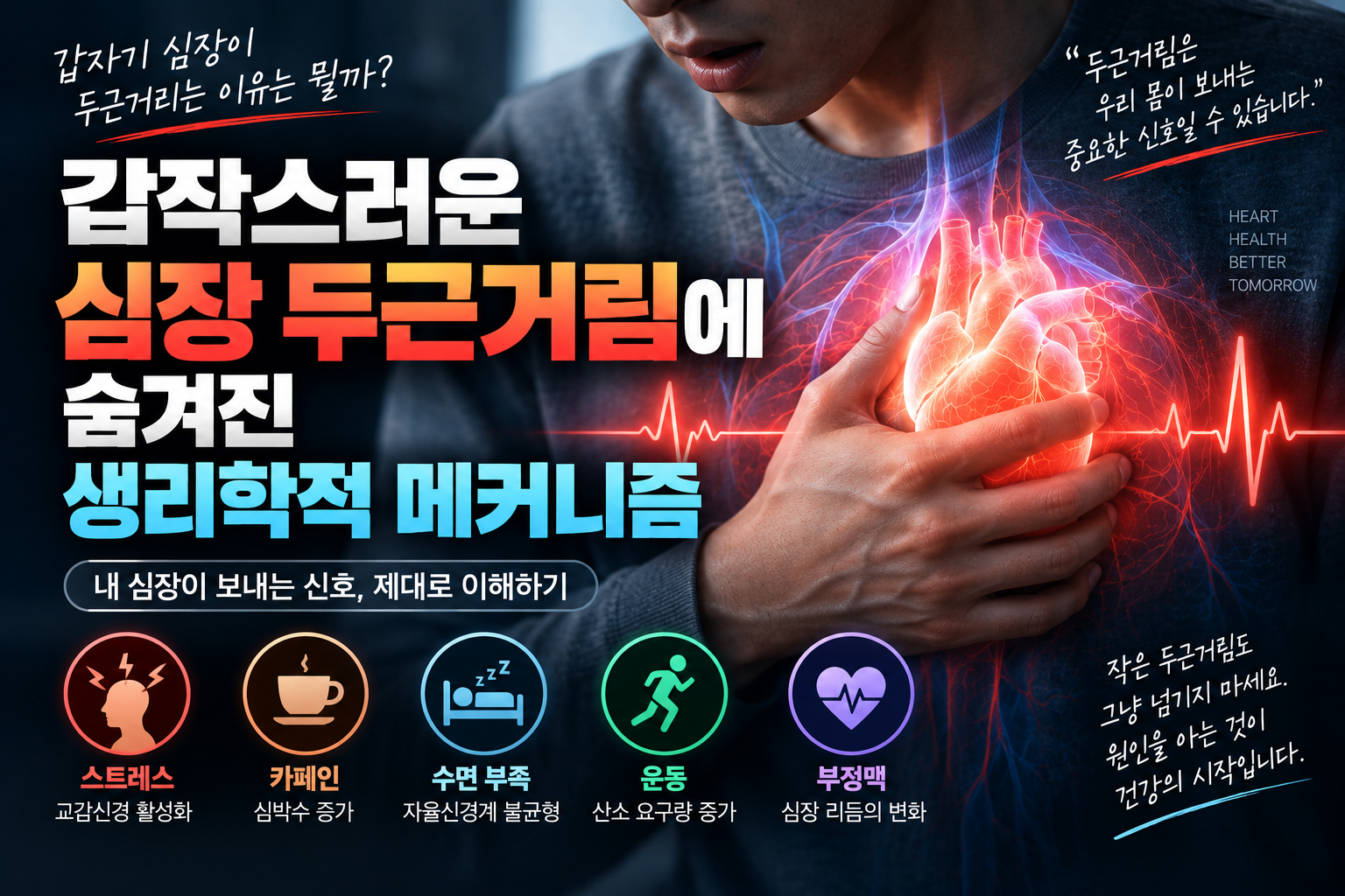 갑작스러운 심장 두근거림의 신호 썸네일
