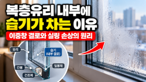 복층유리 내부 결로 원리 설명 썸네일