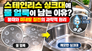 스테인리스 싱크대 물때의 과학 썸네일