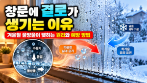 창문 결로가 생기는 원리와 예방 방법 썸네일
