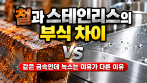 철과 스테인리스 부식 차이 VS 썸네일