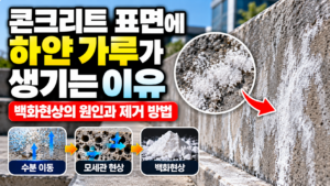 콘크리트 백화현상 원인과 제거법 썸네일