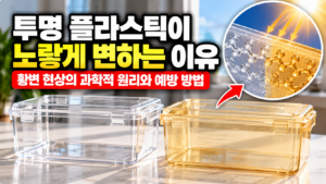 투명 플라스틱 황변의 과학 썸네일