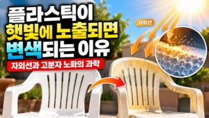 햇빛에 변색된 플라스틱 의자 썸네일